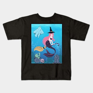 Witch Mermaid Kids T-Shirt